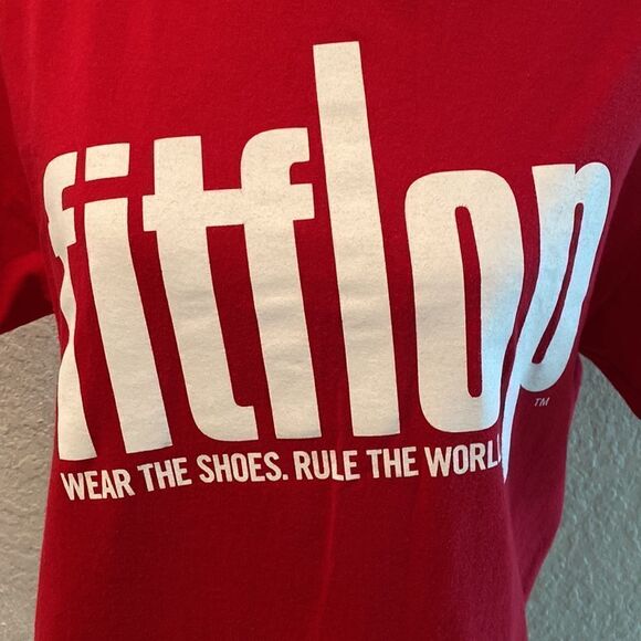 FitFlop t shirt Sz M red - Picture 2 of 7